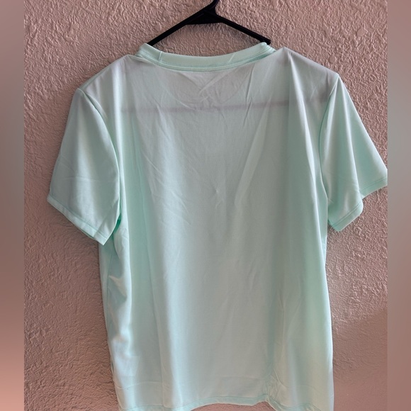 Nike Women's Light Green DRI-FIT Tee - Picture 2 of 5